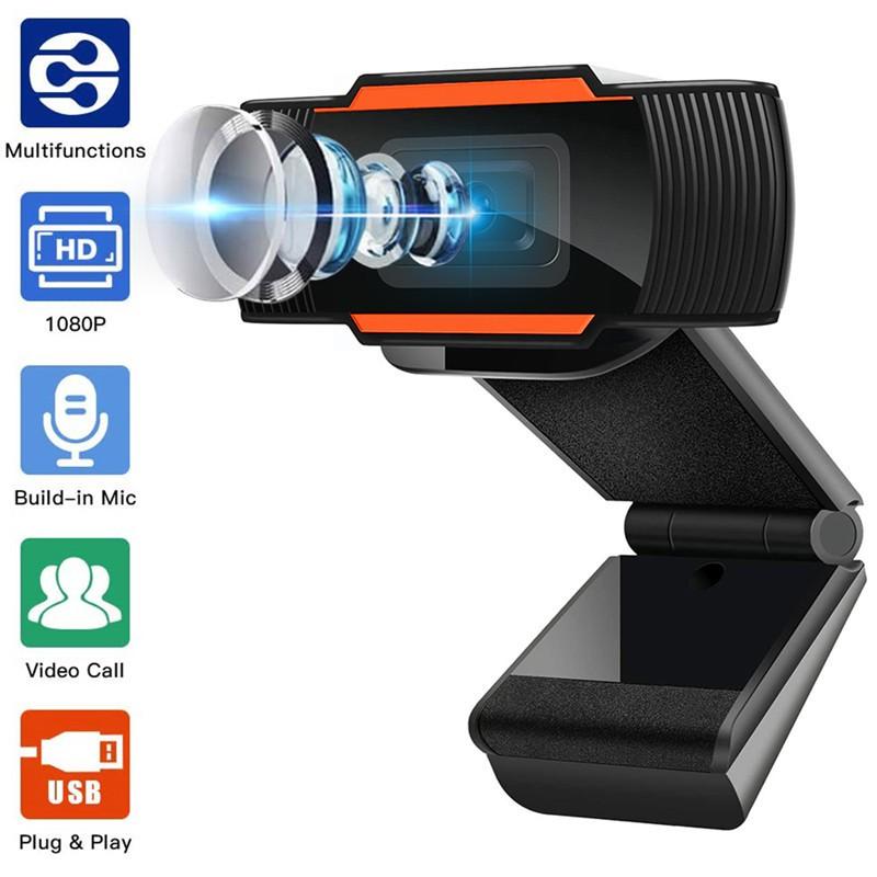 Webcam máy tính chuyên dụng cho Livestream có Mic, Học và Làm việc Online siêu rõ nét HD 720P - Wedcam quay chữ rõ nét