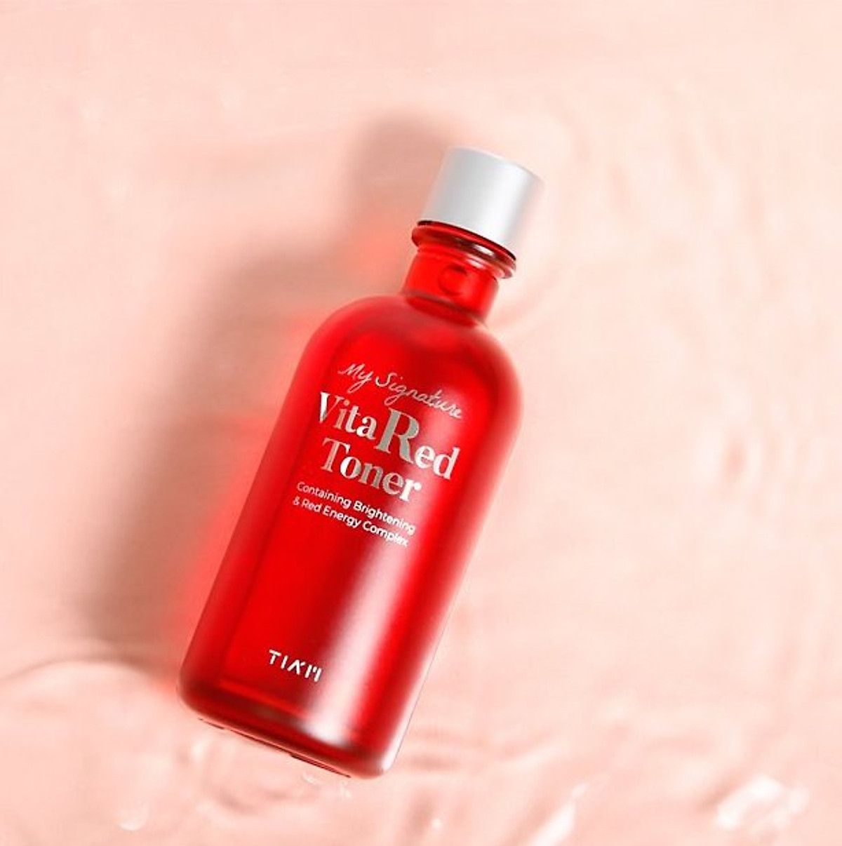 Nước Hoa Hồng Dưỡng Trắng, Se Khít Lỗ Chân Lông Tia'm My Signature Vita Red Toner 130ml + Tặng kèm 1 băng đô tai mèo xinh xắn ( màu ngẫu nhiên)