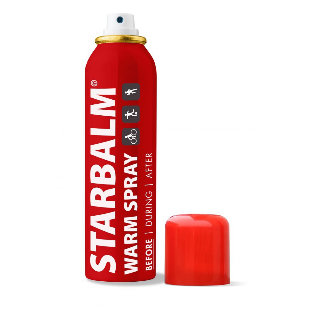 1 Chai Xịt Nóng Starbalm Warm Spray 150ml + 1 Chai Xịt Lạnh STARBALM COLD SPRAY 150ml