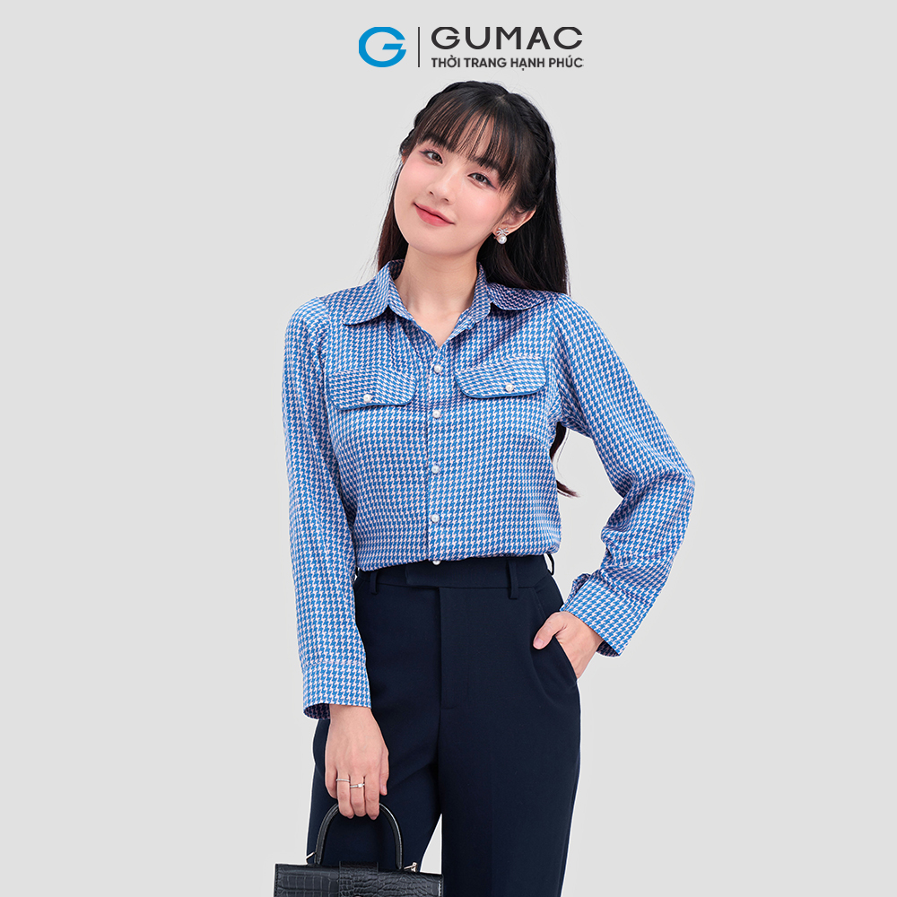 Quần tây GUMAC QC12034 ống suông thời trang