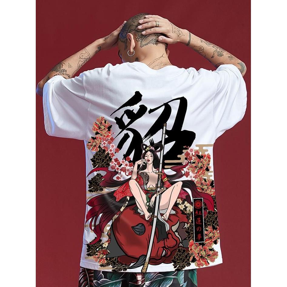 Áo phông thời trang nam samurai Nhật Bản