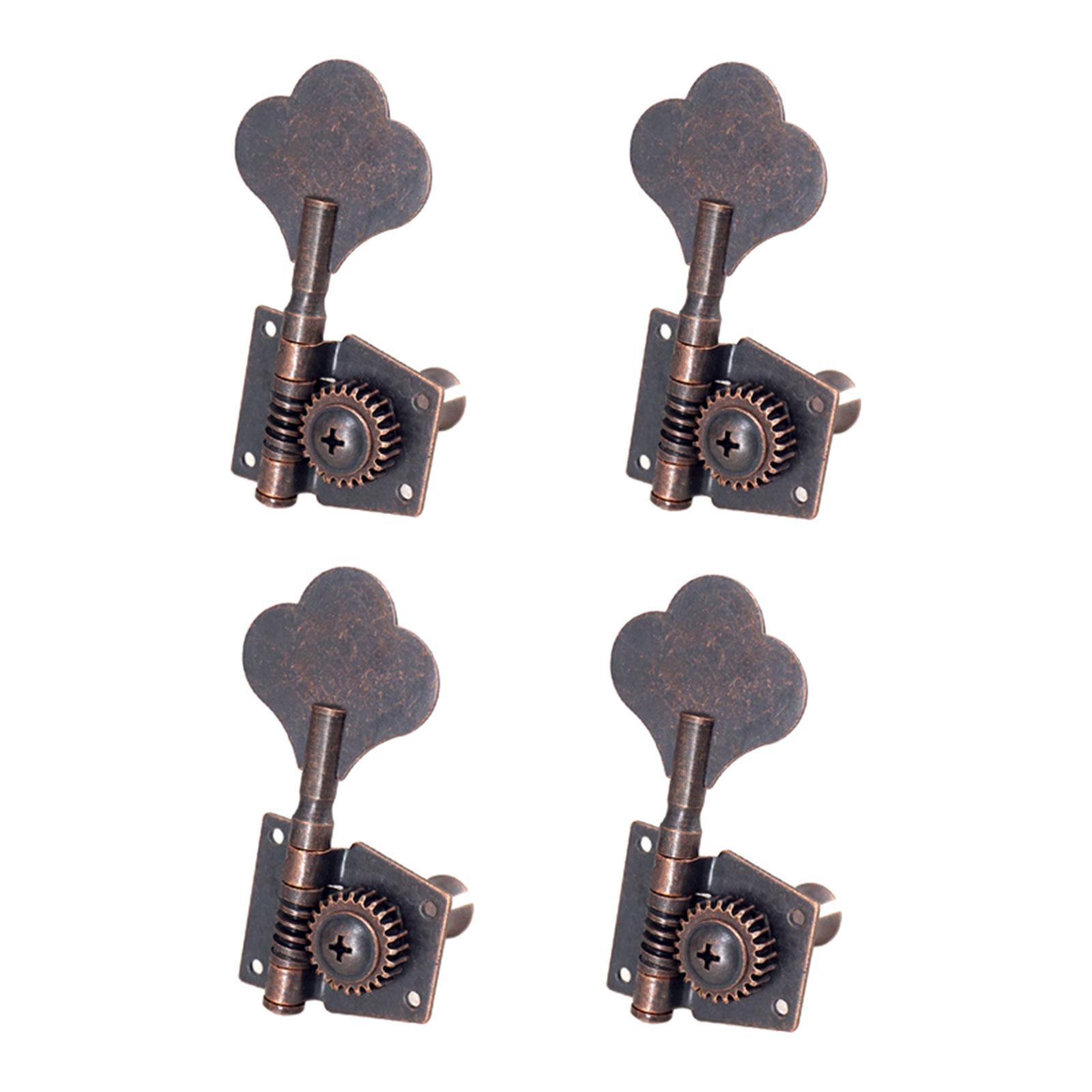 Electric Bass Guitar Opened Tuning Pegs Tuner Machine Heads Tuning Keys Buttons Guitar Parts Machine Head Tuner