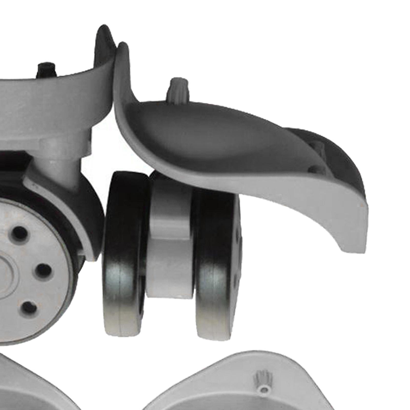 Luggage Suitcase 360  Wheels Swivel Casters-Large Size Black