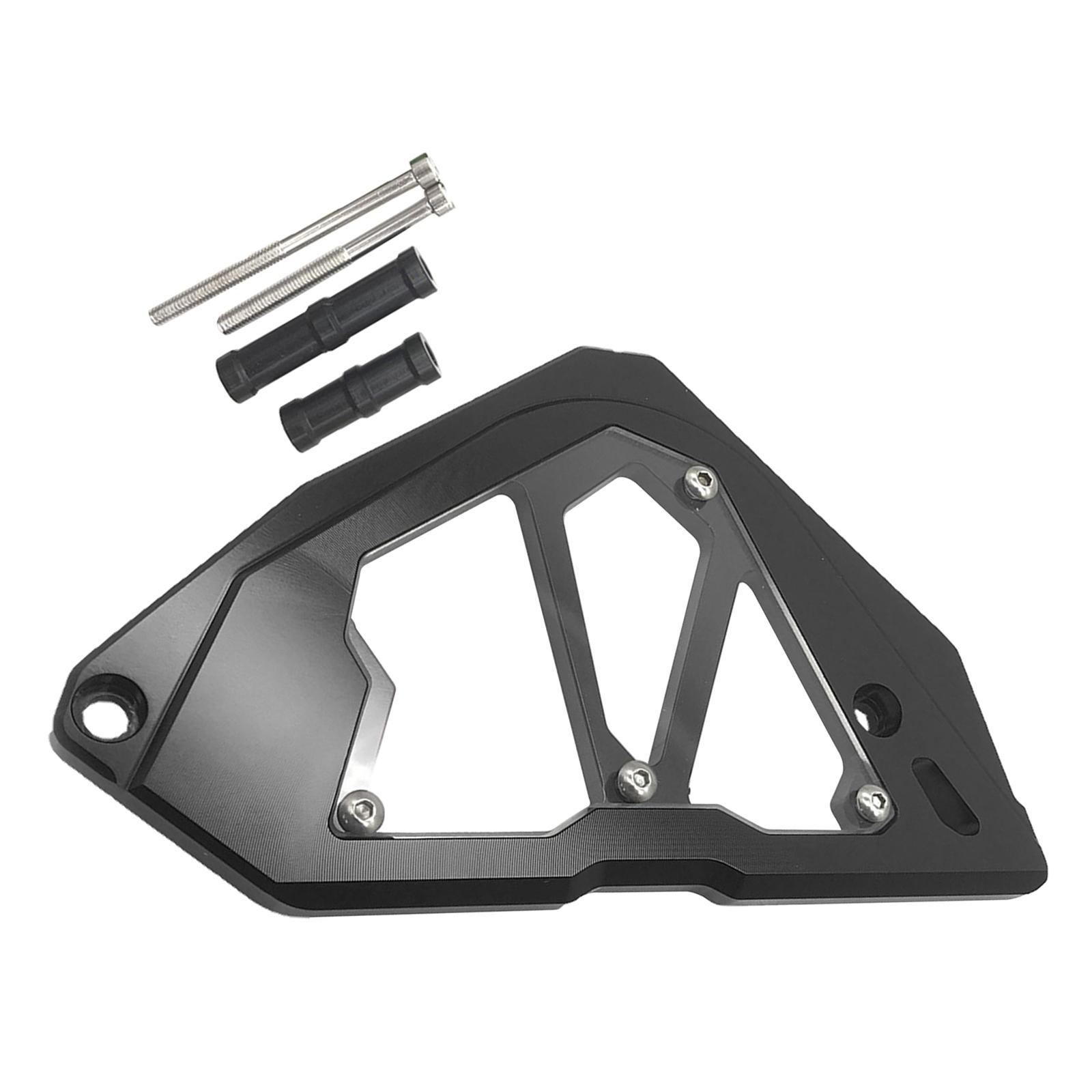 Front Sprocket Cover Chain Guard Kit for Z250 2013-2017 Black