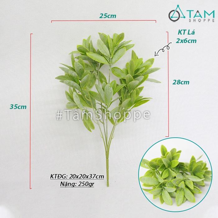 Cành lá thạch anh giả xanh mốc CHG-133
