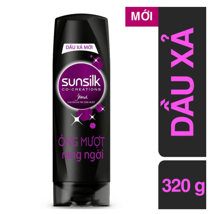 Dầu xả Sunsilk Óng mượt rạng ngời (Đen) 320g