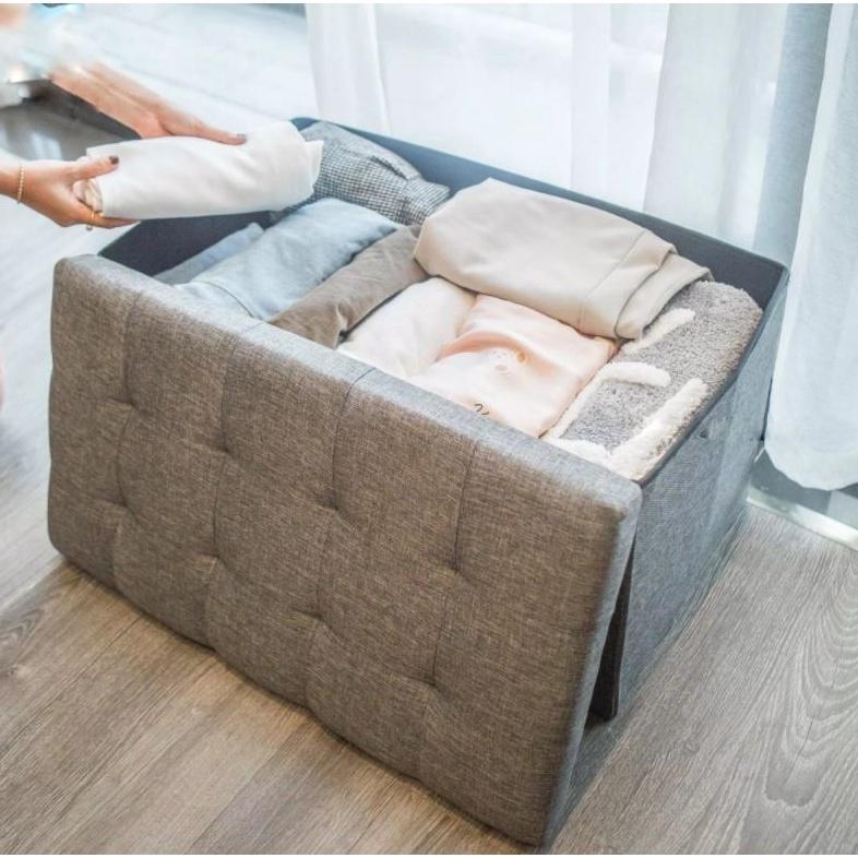 Hình ảnh DODODIOS ghế ngồi sofa kiêm hộp đựng đồ đa năng, ghế đôn Hàng chính hãng