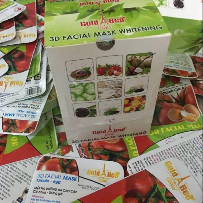 Combo bịch 10 miếng mặt nạ dưỡng trắng da cao cấp Gold Bee