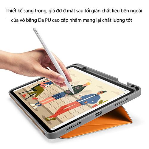 BAO DA TOMTOC TỪ TÍNH ĐA GÓC SMART-TRI SẠC KHÔNG DÂY A.PENCIL FOR IPAD 10.9-INCH