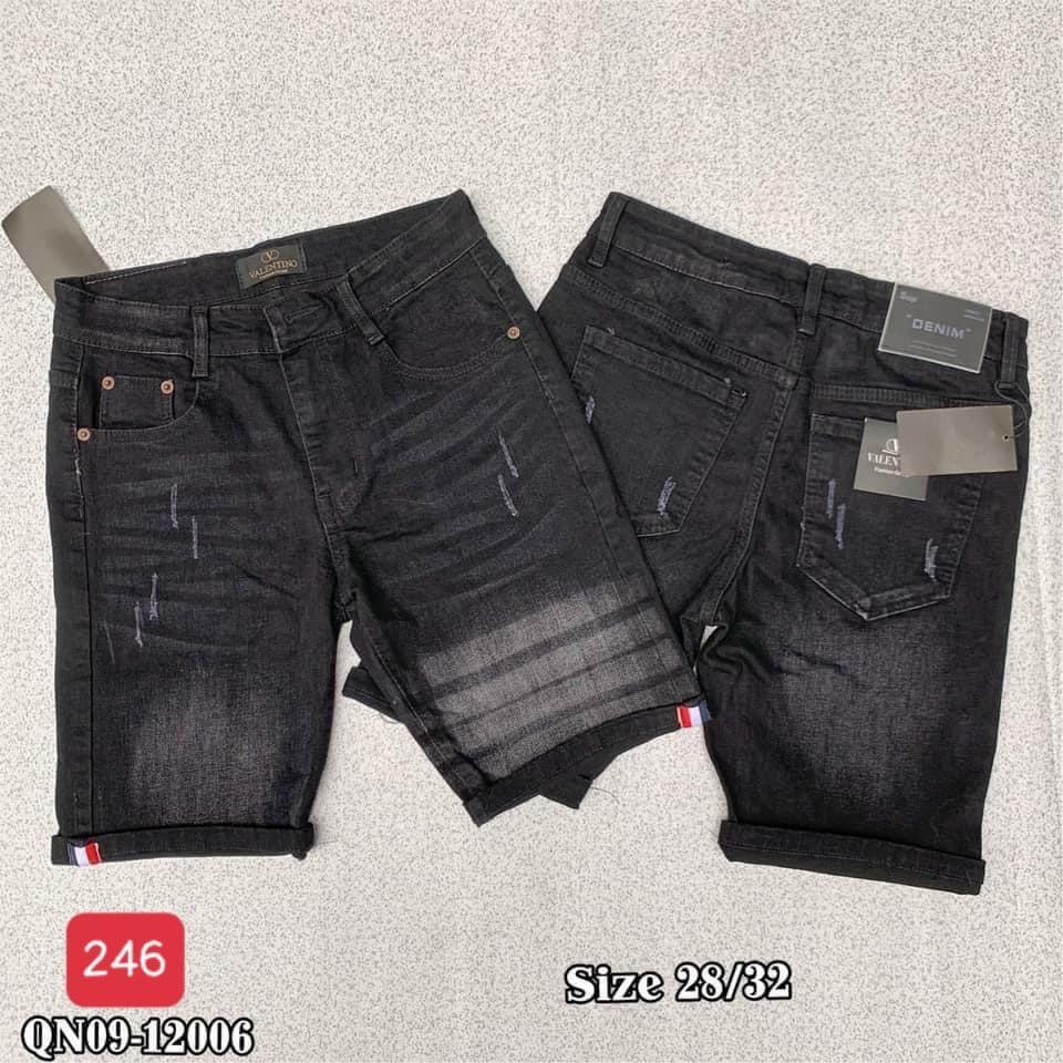 Quần short jean nam họa tiết cao cấp vải co dãn hàng siêu đẹp