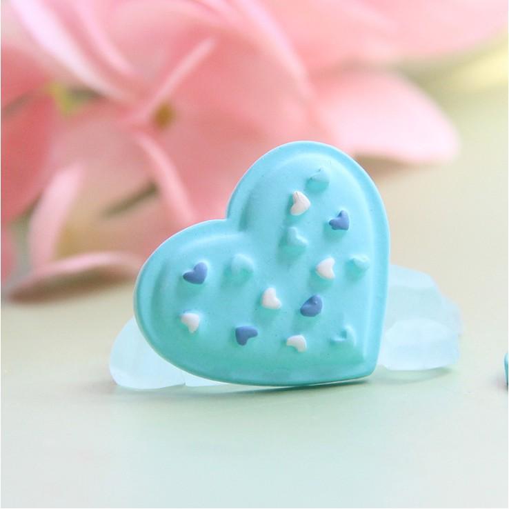 Chuyên Charm * Charm bánh quy hình trái tim cho các bạn trang trí vỏ ốp điện thoại, DIY