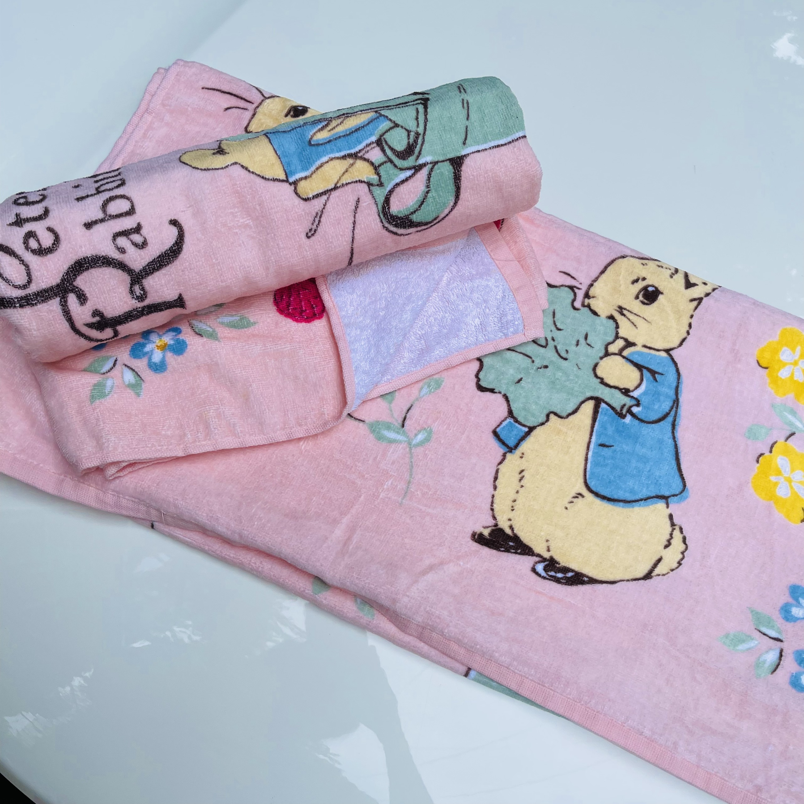 Khăn tắm trẻ em cỡ lớn MJ, chất liệu cotton cao cấp, Xuất Nhật