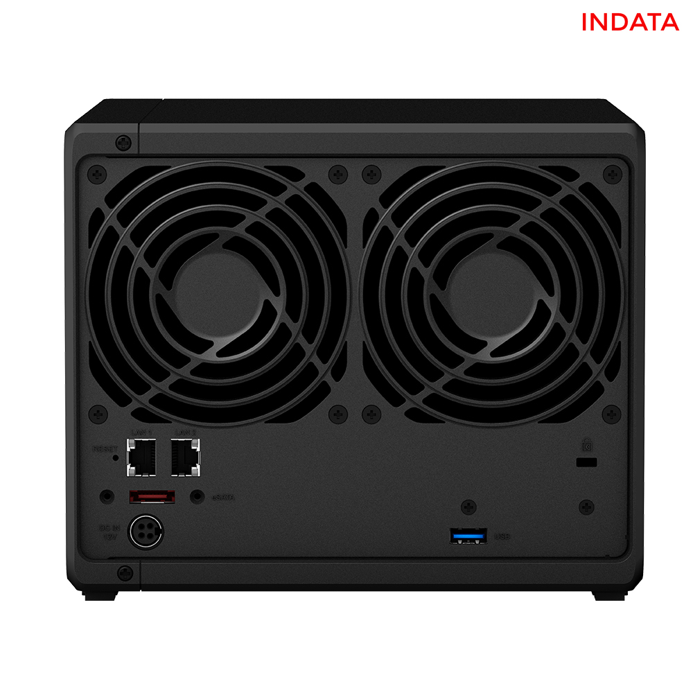 Bộ lưu trữ mạng NAS Synology DS920+ CPU 4-core 2.0GHz, RAM 4 GB, LAN 2x 1Gbps, 4 khay ổ cứng, 2 khe M.2 SSD - Hàng chính hãng