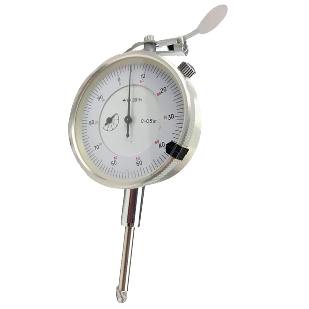 0-0.5Inch Độ Chính Xác Mặt Số Kiểm Tra Chỉ Số Gage Đo với Con Trỏ Hệ Inch