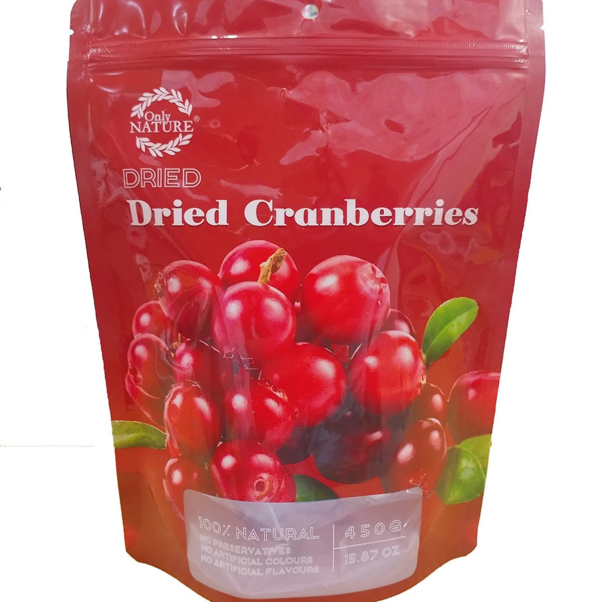 Combo 2 Túi Nam Việt Quốc Sấy Khô Only Nature Dried CranBerries (450g x 2)