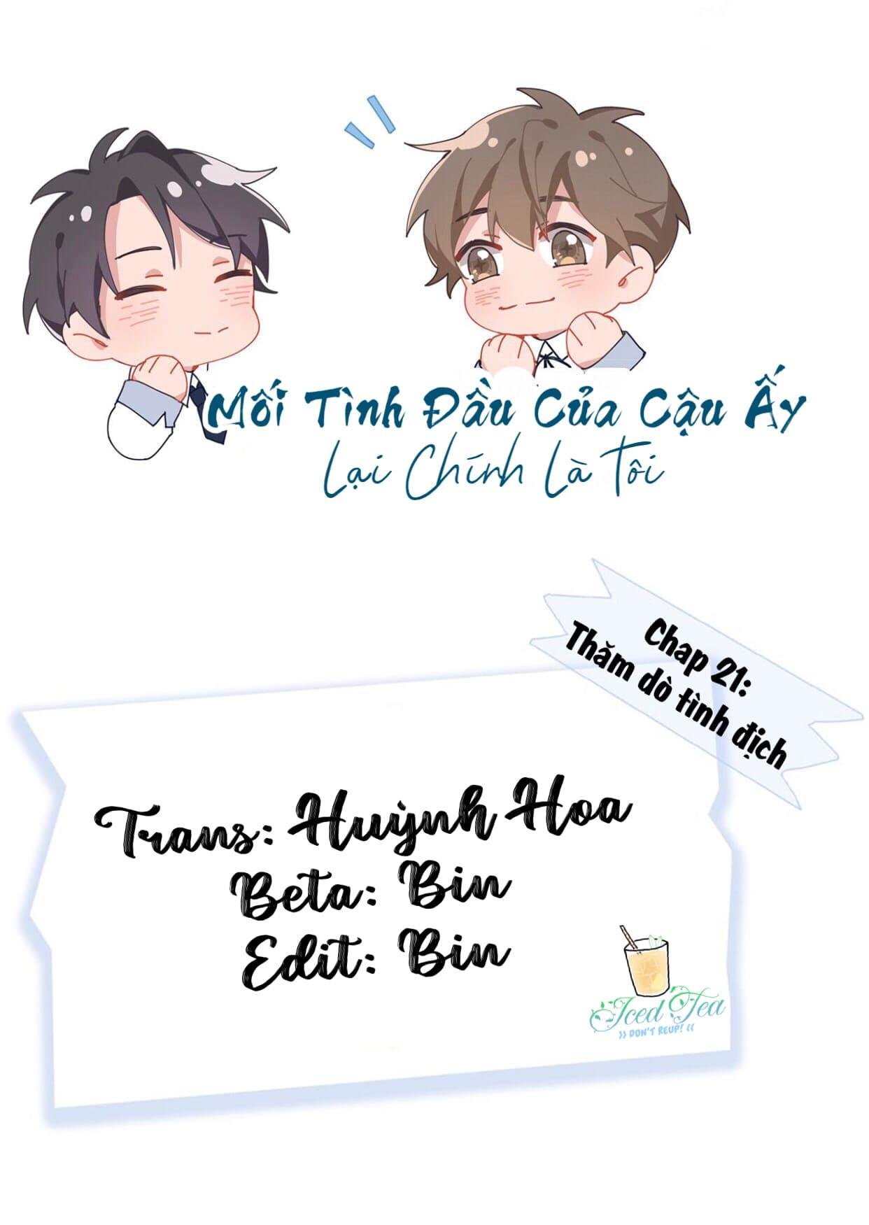 mối tình đầu của cậu ấy lại chính là tôi chapter 21 1