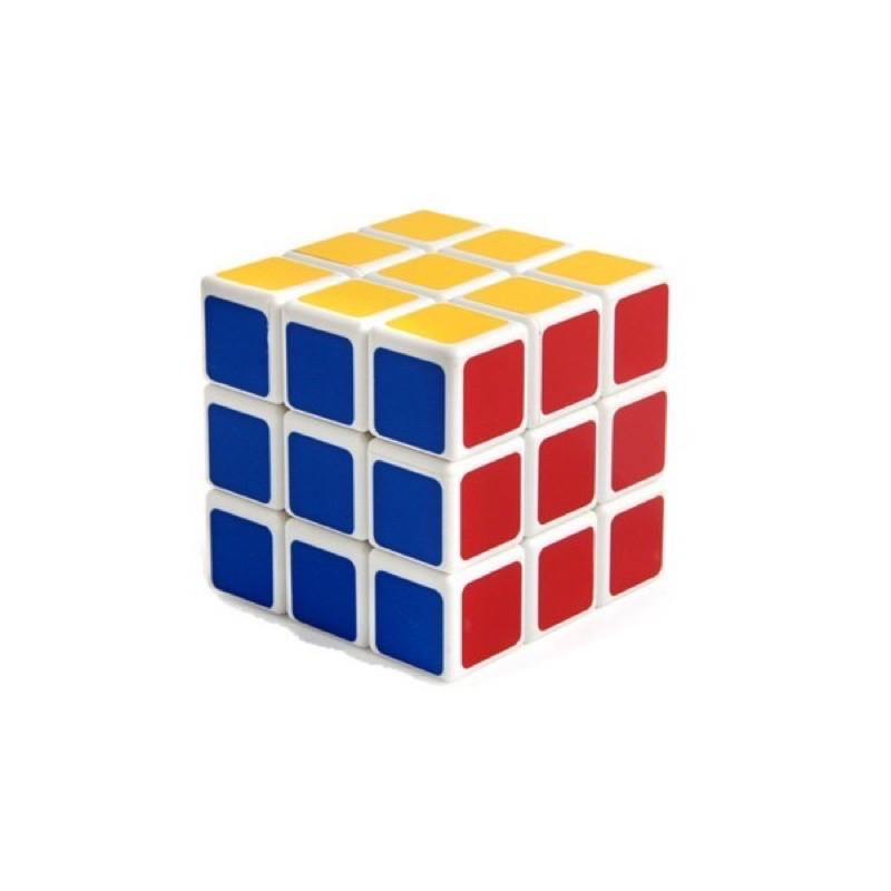 Rubik 3x3 cho bé tập chơi màu trắng loại rẻ