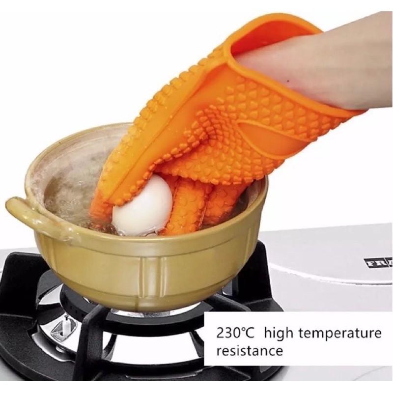Găng tay silicon chống nóng