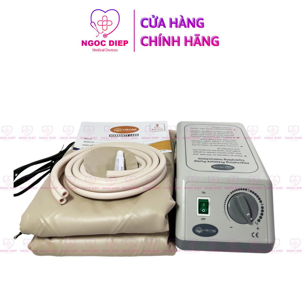 Đệm hơi chống loét OROMI HF-A (Nệm có bơm điều chỉnh) - Nệm cho người ốm, người già - Bảo hành chính hãng