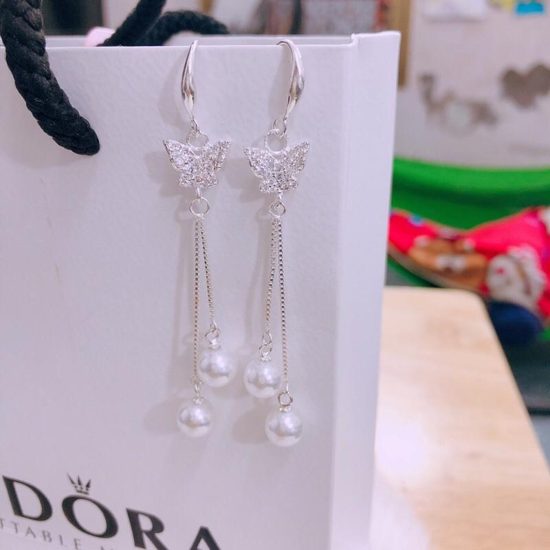 BÔNG TAI BƯỚM BẠC TA TUA DÀI