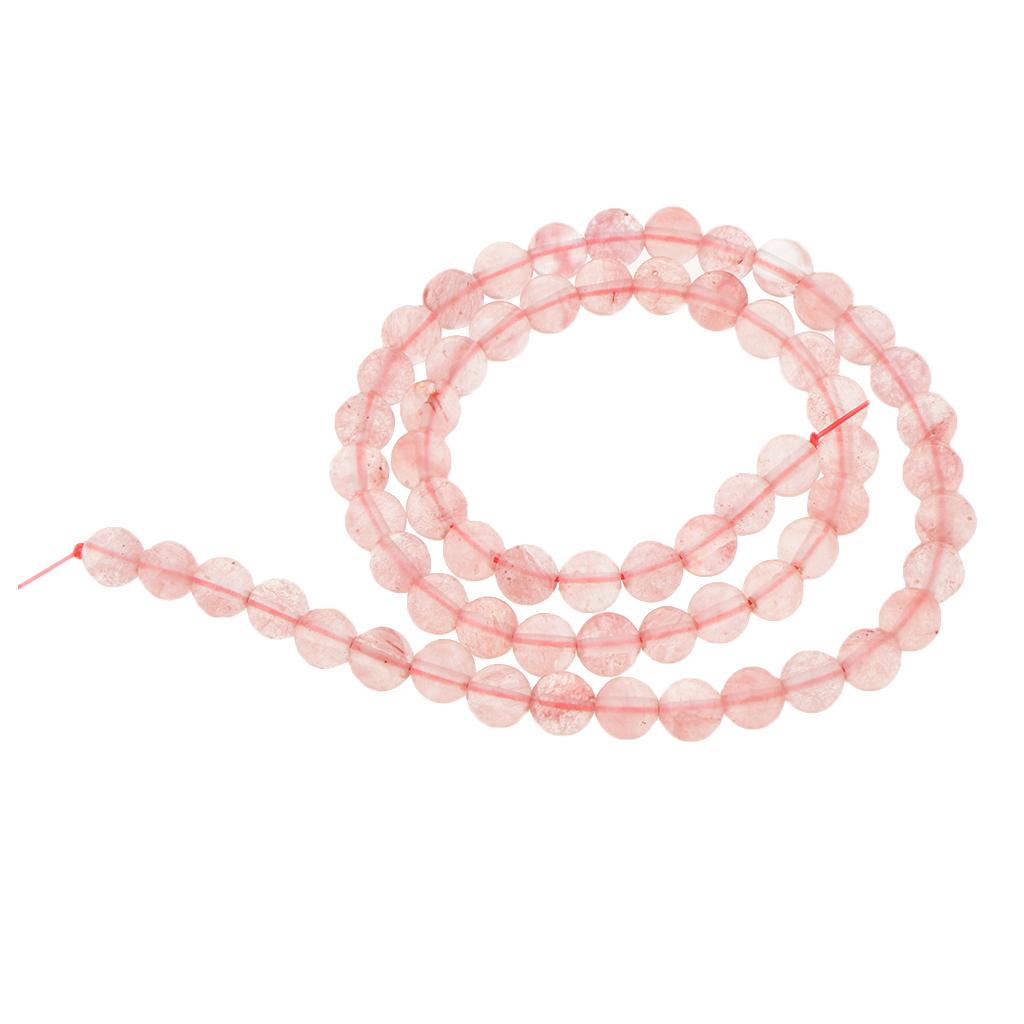 Hand-Made Crystal Gemstone Round DIY Loose Beads Jewelry Making Strands 4mm