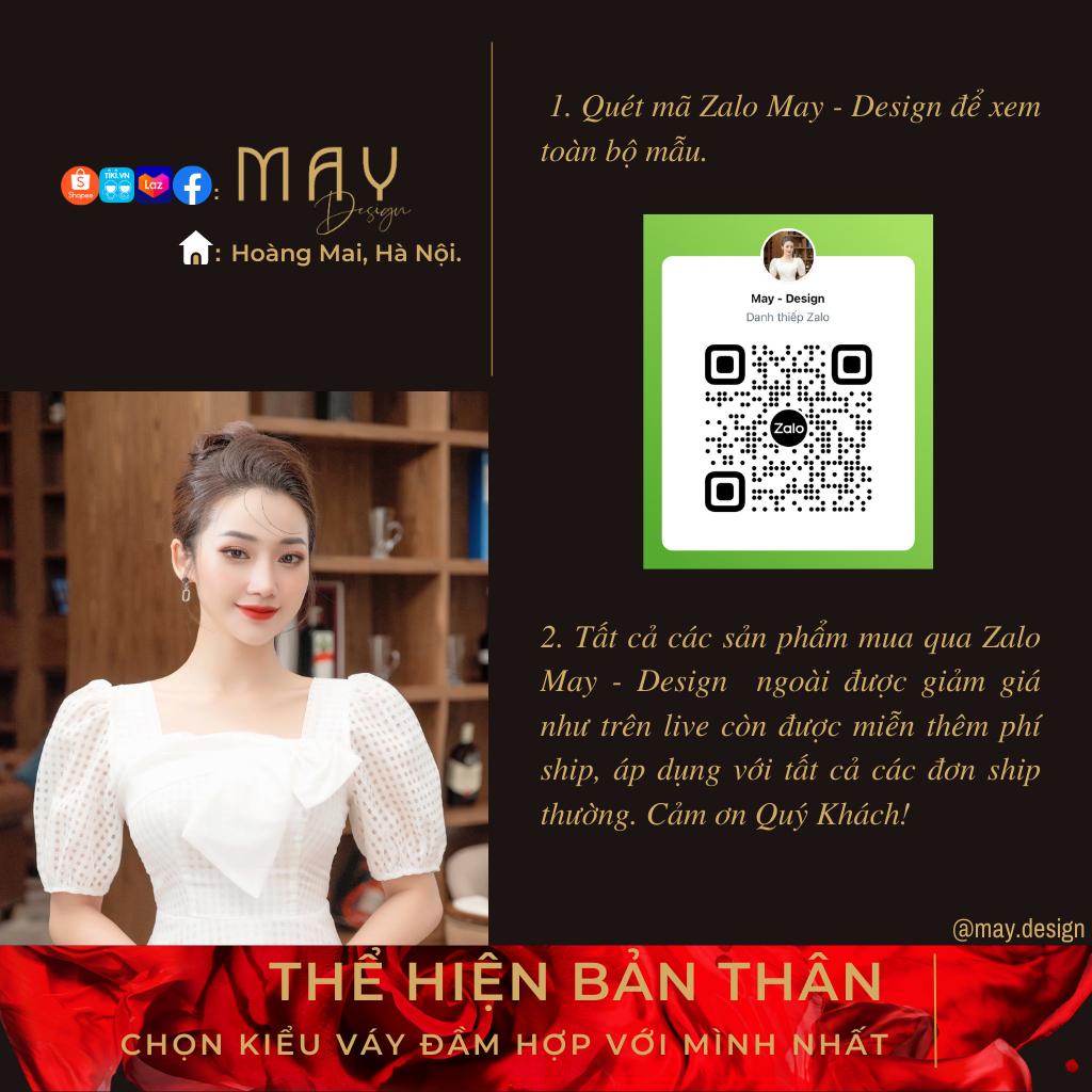 Set Váy Nữ Dài Thiết Kế MAY CH-33 Màu Kem Chất Liệu Ren Cao Cấp - Váy Thiết Kế Sang Trọng Nữ Tính Size SMLXL