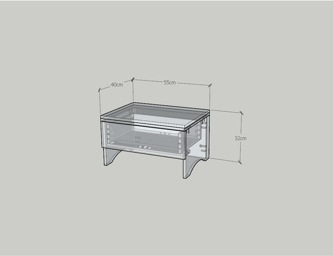 HAPPY FURNITURE , Táp đầu giường 1 ngăn kéo - CHEVY, THK_260 , 55cm x 40cm x 32cm DxRxC
