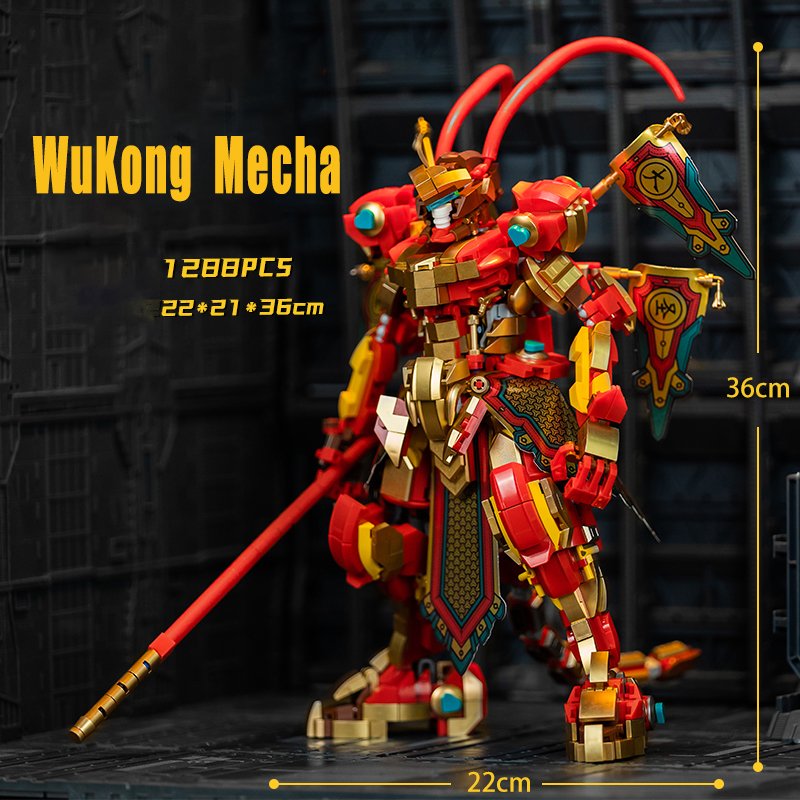 (có sẵn) bộ đồ chơi Lắp Ráp Mô Hình WuKong Mecha 61001 Tôn Ngộ Không Vua khỉ