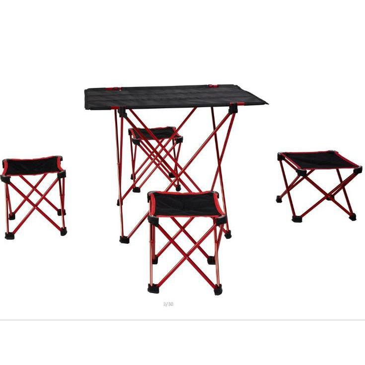 Bàn ghế xếp Dã Ngoại Nhôm cao cấp 6061