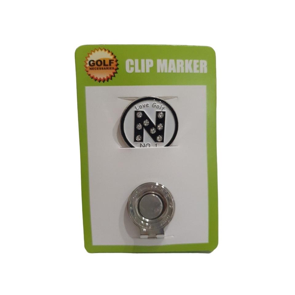 Mác bóng chơi golf clip marker đánh dấu vị trí kẹp nam châm loại đẹp MT005