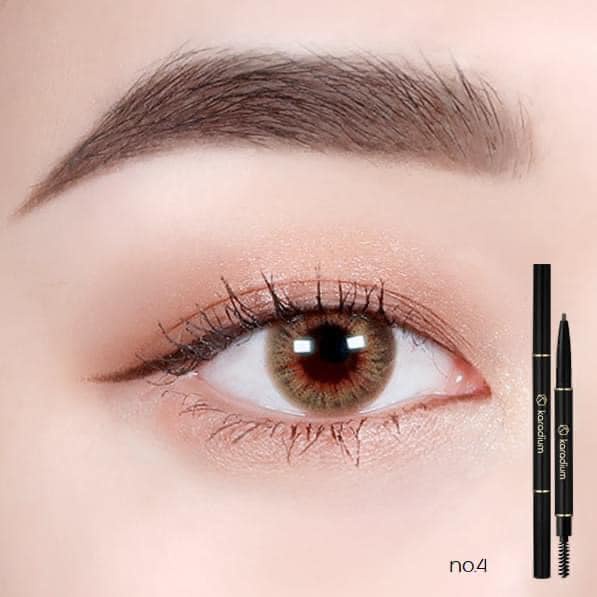 Chì kẻ mày nét siêu mảnh, lâu trôi Hàn Quốc Karadium Auto Eyebrow Pencil 0.18g