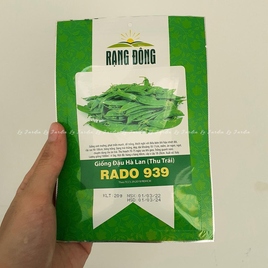 Hạt giống Đậu Hà Lan thu trái Rado 939 gói 20gr - Dễ trồng