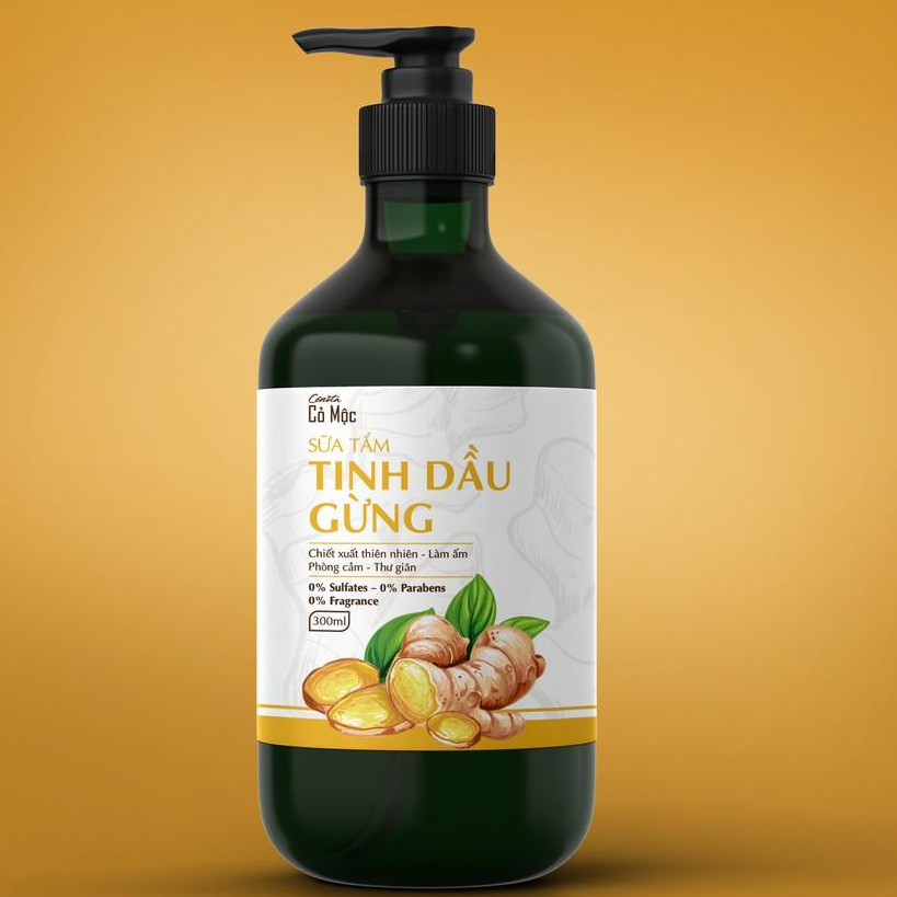 Sữa tắm tinh dầu gừng Cenota 300ml .