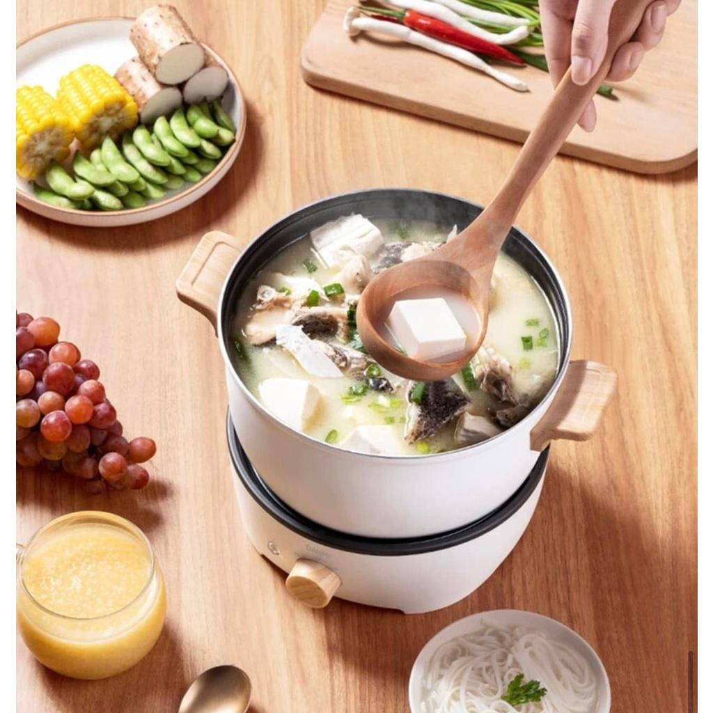 Nồi Lẩu Điện Kèm Chảo Danmi Multi Cooker, Nồi Mini, Công Suất 800W, Dung Tích 3L, Nhập Hàn Quốc, BH 12 Tháng