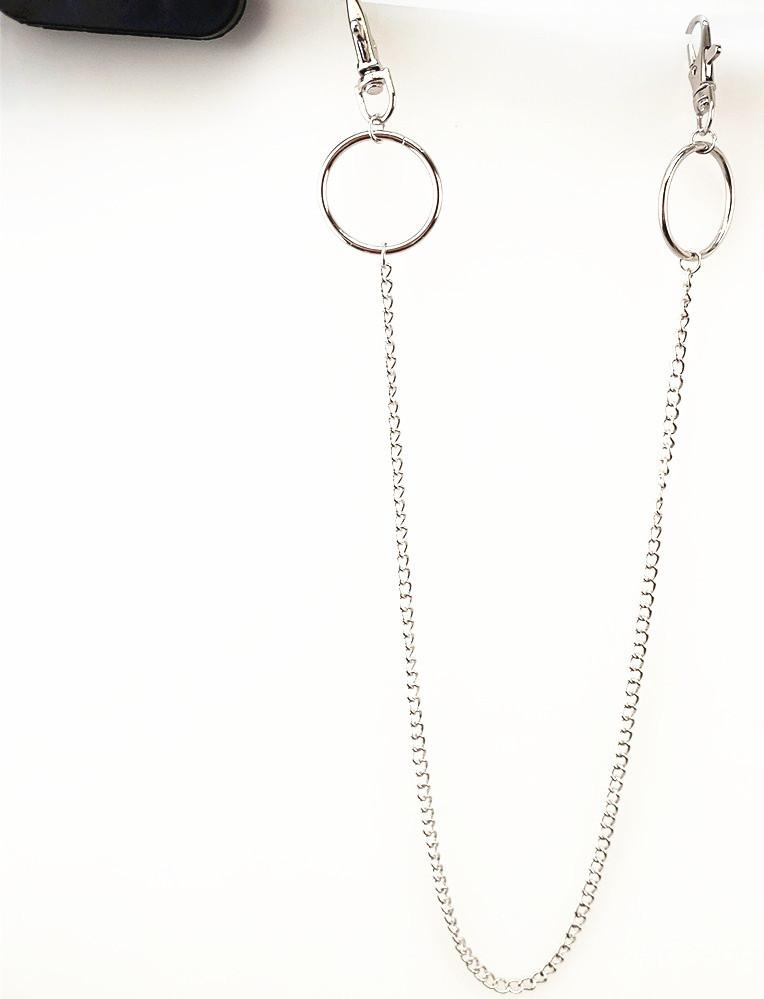 Xích đeo quần mix tầng cá tính 2 vòng tròn