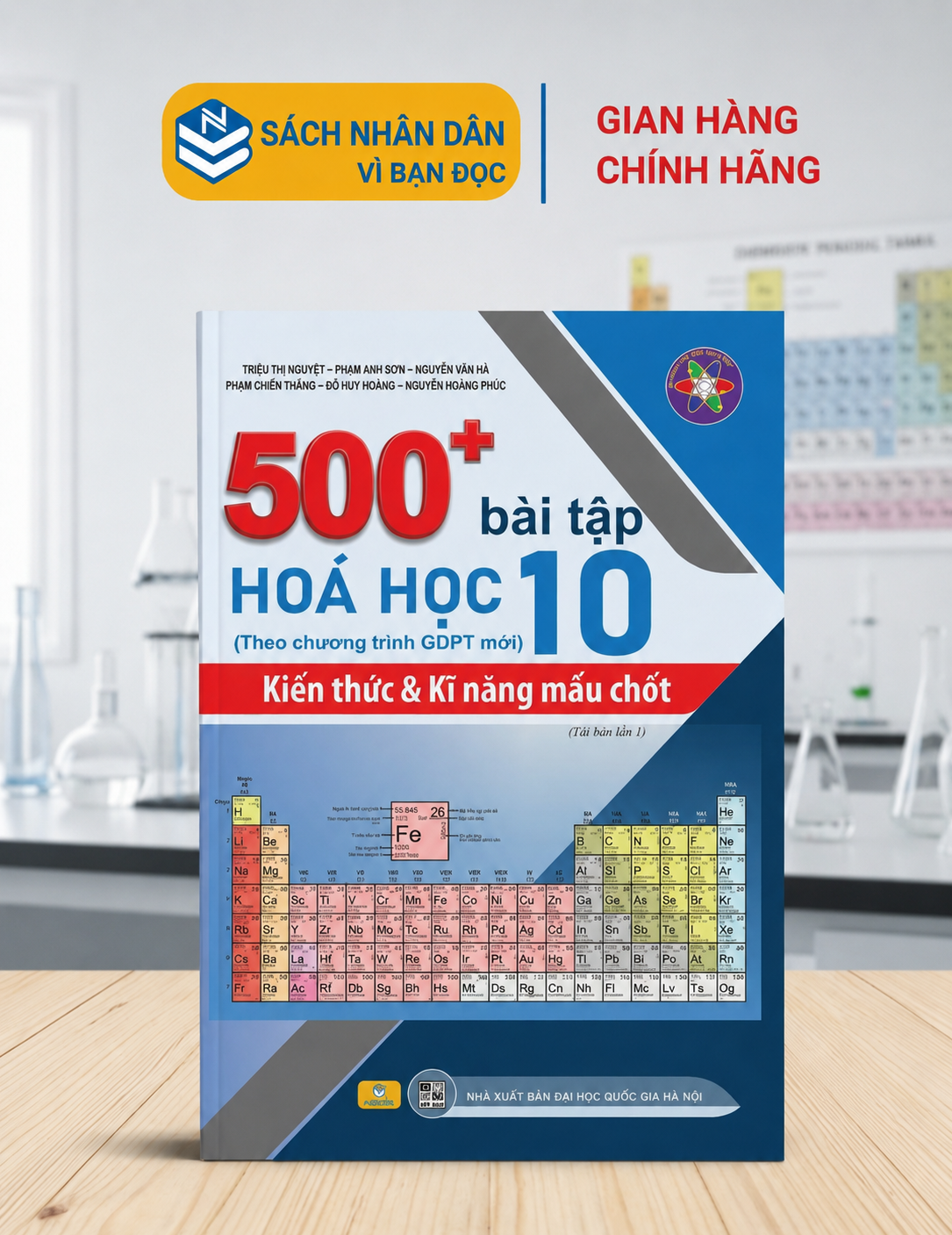 Sách - 500 Bài Tập Hóa Học 10 Kiến thức và Kĩ năng mấu chốt - Theo chương trình GDPT mới - ndbooks