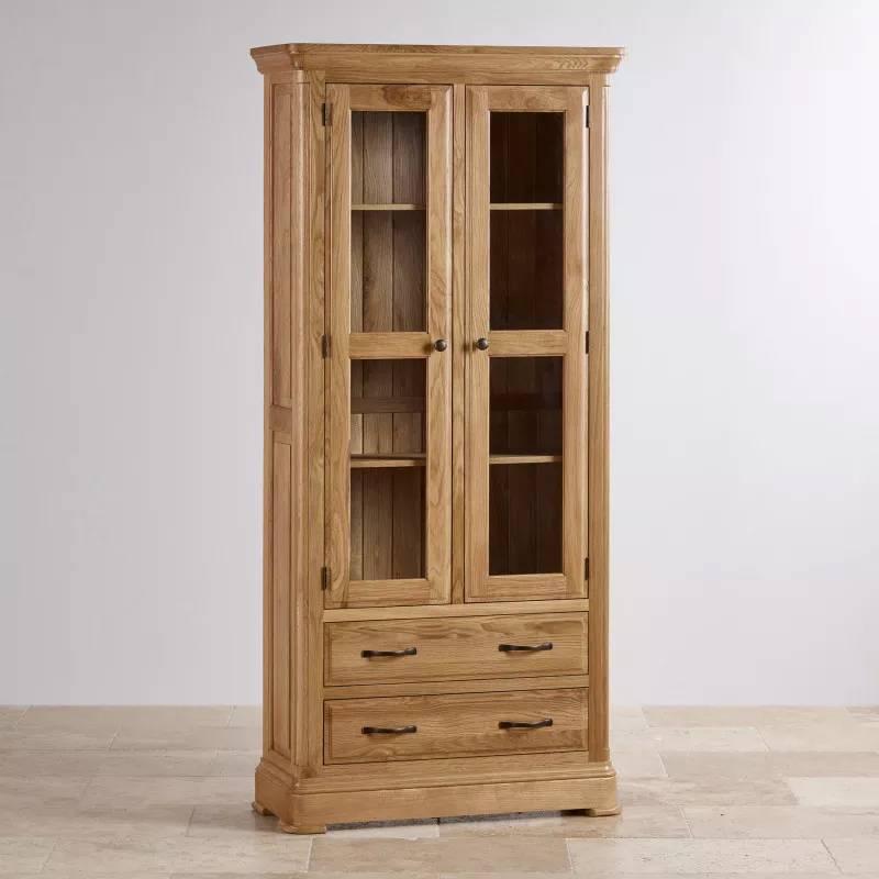Tủ Trưng Bày 2 Cánh Kính Canterbury Gỗ Sồi Ibie LSD2CANO