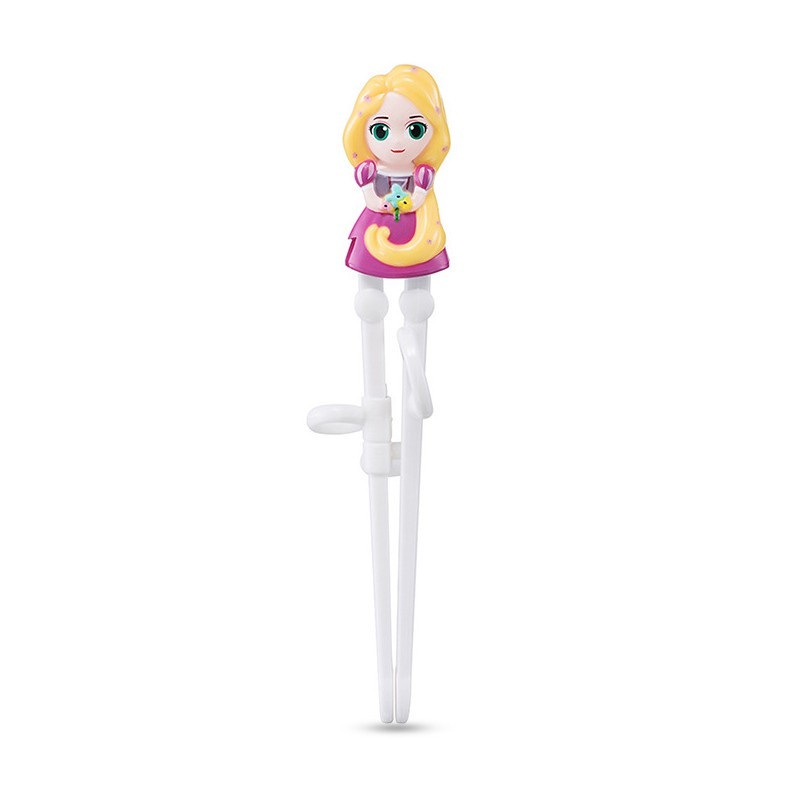 Đũa tập ăn dặm tay phải Disney hình công chúa tóc dài Rapunzel 3D cho bé