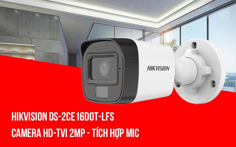 Camera 4 in 1 hồng ngoại 2.0 Megapixel HIKVISION DS-2CE16D0T-LFS - Hàng Chính Hãng