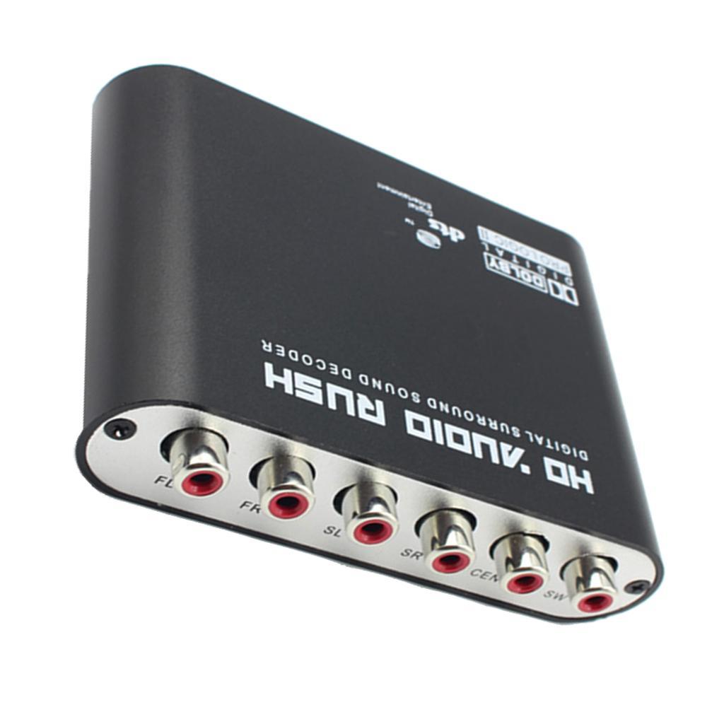 Optical SPDIF/DTS/AC-3 Coaxial Dolby Digital to 5.1 CH Analog Audio Decoder