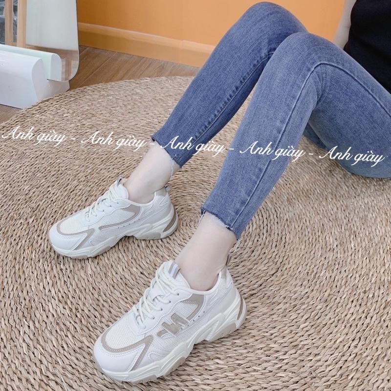 TT19 - Giày thể thao, sneaker nâng đế 5p chữ H nhỏ phong cách trẻ trung cá tính chất liệu nhẹ êm chân