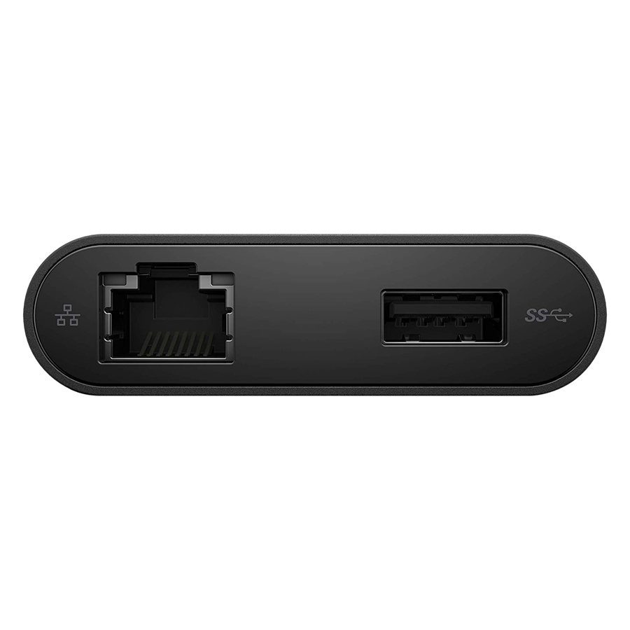 Bộ chuyển đổi Dell DA200 - USB-C to HDMI/VGA/Ethernet/USB 3.0 - Hàng Chính Hãng