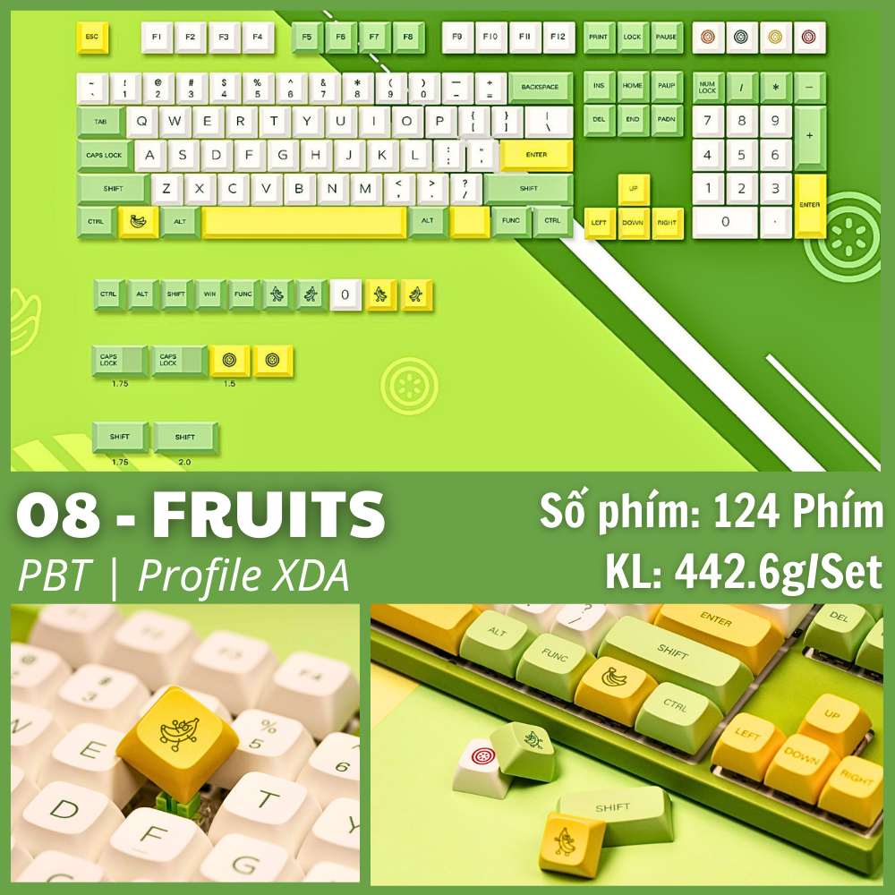 Tổng Hợp Mẫu Phím Keycap Lẻ Cute Nhựa PBT Langtu Profile XDA Sử Dụng Custom Bàn Phím Cơ Hàng Chính Hãng