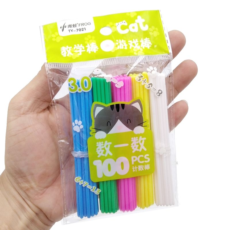 Set 100 Cây Que Tính Cho Bé Học Toán Dài 10cm