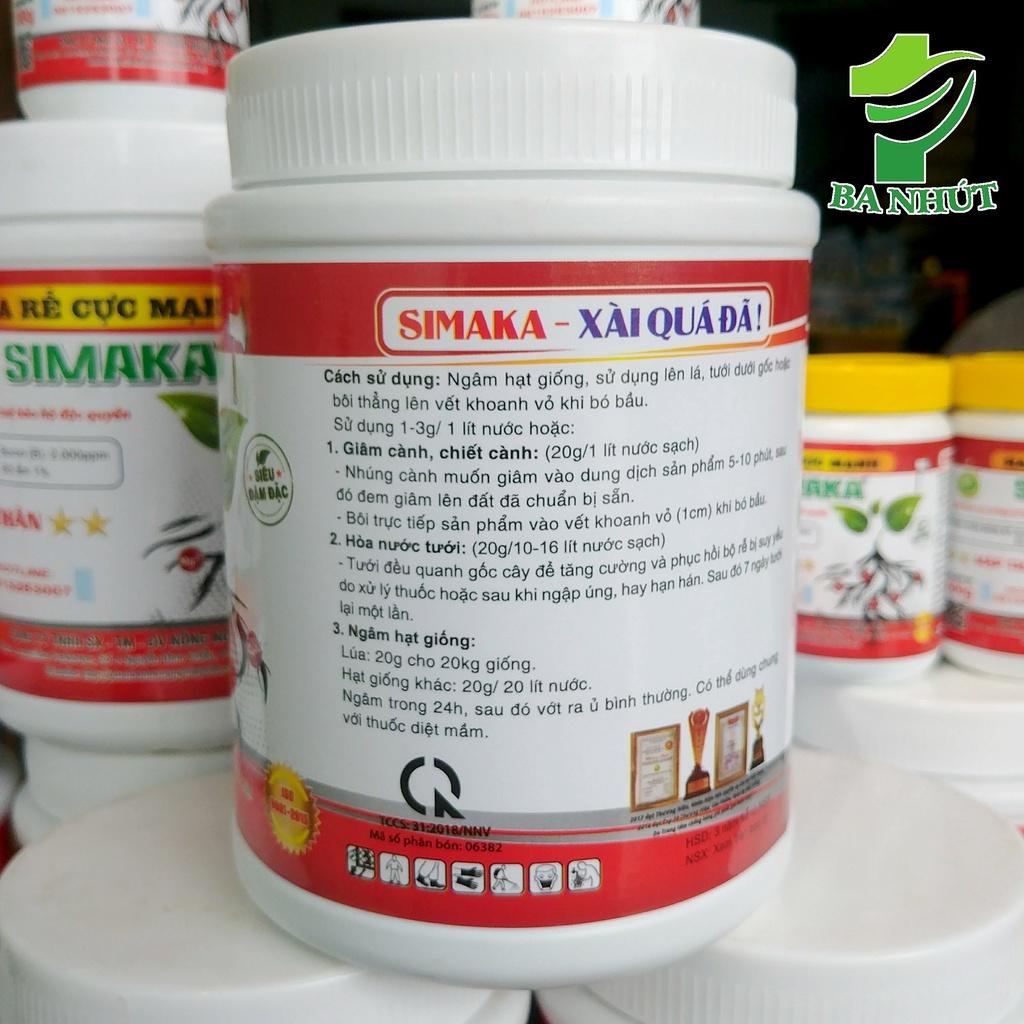 Phân Bón Kích Rễ Cực Mạnh SIMAKA Lọ 100g, 500g - Đẻ Nhánh Nhiều, Giâm Cành, Chiết Cành, Tăng Trưởng Cây Trồng