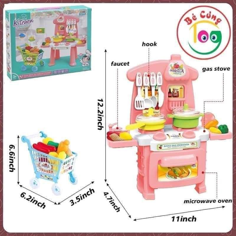 Đồ chơi nấu ăn Kitchen Dream cho bé, siêu thị nhà bếp mini. Doreamon Shop