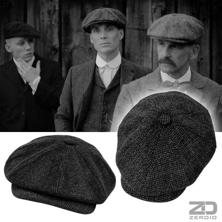 Mũ Peaky Blinders, Nón Beret Xương Cá Phong Cách Cổ Điển Anh