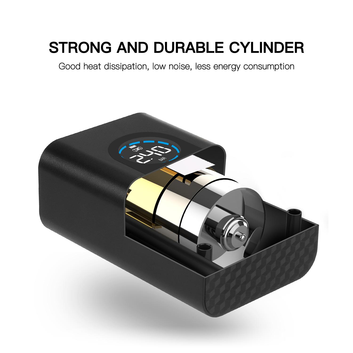 3 in 1 Car Air Compressor Wireless Tire Inflator Portable Auto Pump Digital Tire Pump 150PSI Air Inflator with LED Light