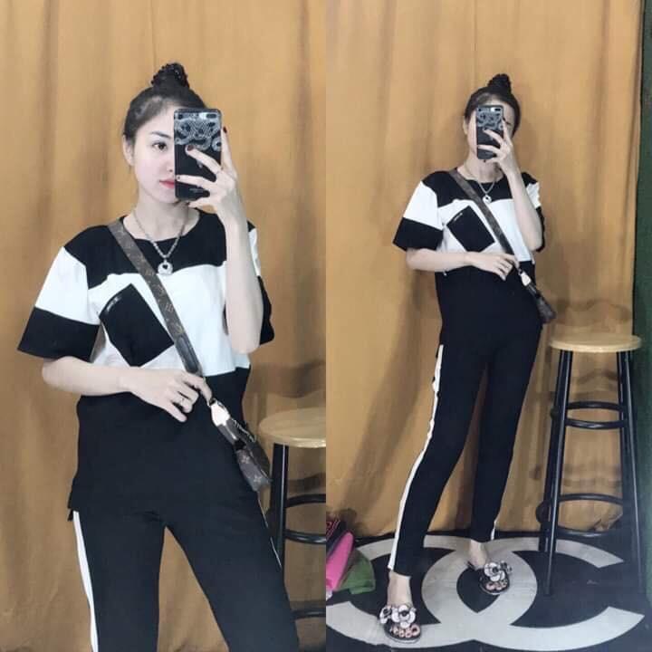 SET BỘ COTTON PHỐI TÚI THỜI TRANG HOT