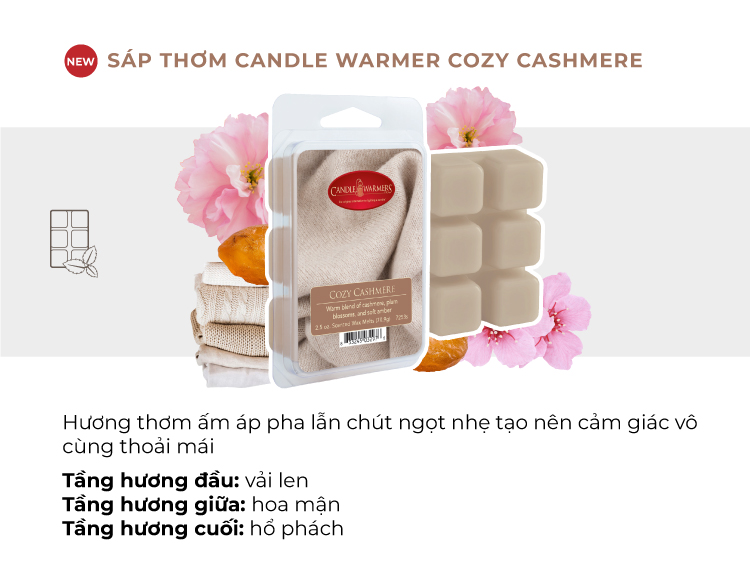 Sáp thơm Candle Warmer - Cozy Cashmere